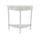 32&#x22; Light Gray Traditional Wooden Console Table